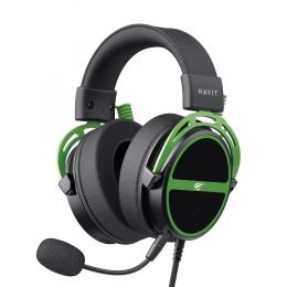 Накладні навушники Havit HV-H2030E GAMING Black Green