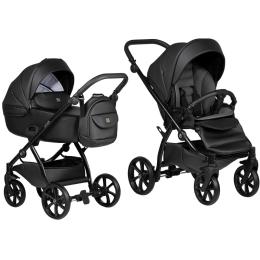 Коляска TUTIS 2 в 1 Uno5+ Leather collection Jet Black (1402699)