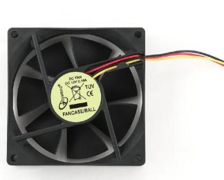Вентилятор для ПК Gembird FANCASE 80 Black