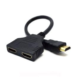 Перехідник Cablexpert DSP-2PH4-04 HDMI (тато) - 2 x HDMI (мама) Black