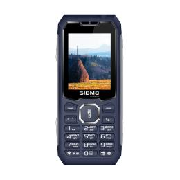 Кнопковий телефон Sigma mobile X-style 341 Bro Blue (4827798368428) (Уцінений)