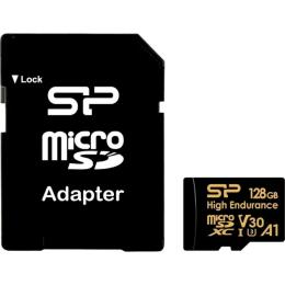 Карта памяті Silicon Power microSDXC High Endurance 128GB UHS-I U3 V30 A1 Class 10 + SD-adapter (SP128GBSTXDV3V1HSP)