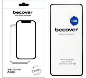 Захисне скло BeCover для Motorola Moto G84 10D Black (712333)