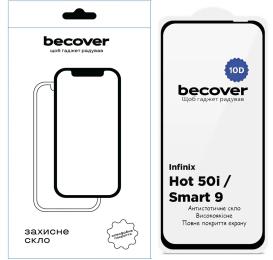 Захисне скло BeCover для Infinix Hot 50i (X6531) Black (712713)
