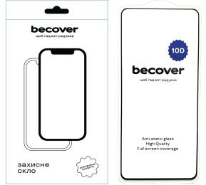 Захисне скло BeCover для Realme 12 5G 10D Black (712342)