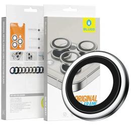 Захисне скло Blueo Metal на камеру для Apple iPhone 16 (6.1)/16 Plus (6.7) Silver