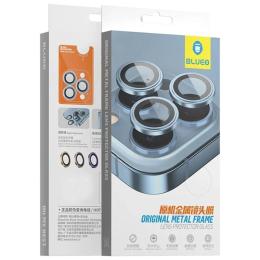 Захисне скло Blueo Metal на камеру для Apple iPhone 16 (6.1)/16 Plus (6.7) Blue