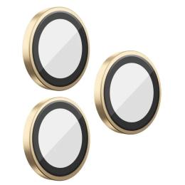 Захисне скло Blueo Metal на камеру для Apple iPhone 16 Pro/16 Pro Max/15 Pro/15 Pro Max Gold Titanium