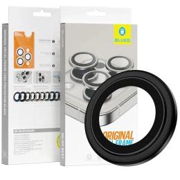 Захисне скло Blueo Metal на камеру для Apple iPhone 16 Pro/16 Pro Max/15 Pro/15 Pro Max Black