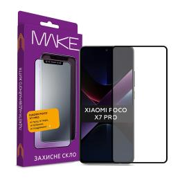 Захисне скло Make для Xiaomi Poco X7 Pro Black (MGF-XPX7P)
