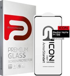 Захисне скло ArmorStandart Icon для Xiaomi Redmi Note 14 5G Black (ARM83174)