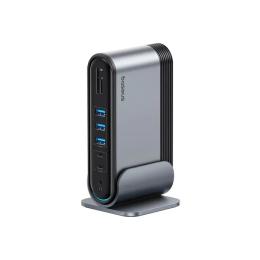 USB-хаб Baseus UnionJoy 17-Port Triple-Display Gray (B00532304811-00)