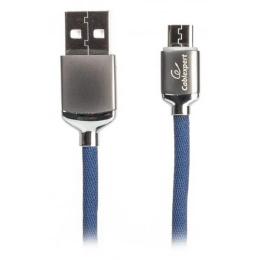 Дата-кабель Cablexpert 1m USB(тато) - microUSB(тато) Blue