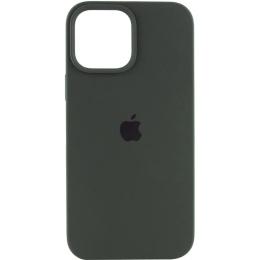 Чохол-накладка EpiK Silicone Case Full Protective (AA) для Apple iPhone 16 (6.1) Cyprus Green