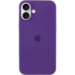 Чохол-накладка EpiK Silicone Case Full Protective (AA) для Apple iPhone 16 (6.1) Amethyst