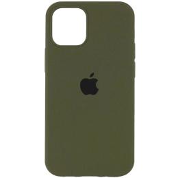 Чохол-накладка EpiK Silicone Case Full Protective (AA) для Apple iPhone 16 Plus (6.7) Dark Olive