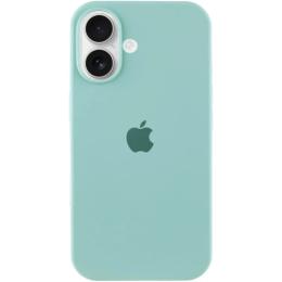 Чохол-накладка EpiK Silicone Case Full Protective (AA) для Apple iPhone 16 (6.1) Beryl