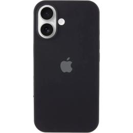 Чохол-накладка EpiK Silicone Case Full Protective (AA) для Apple iPhone 16 Plus (6.7) Black