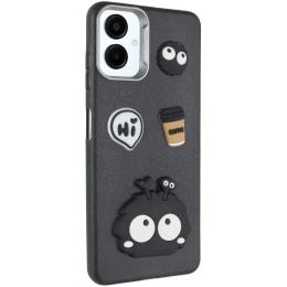 Чохол-накладка EpiK TPU Leather Toys для Samsung Galaxy A06 Black Monster (00000076379_5)