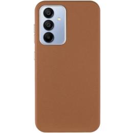 Чохол-накладка EpiK Leather Case Metal Buttons для Samsung Galaxy S23 FE Brown