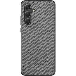 Чохол-накладка EpiK TPU + PC Grid для Samsung Galaxy S25 Gray Black Lightning
