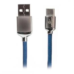 Дата-кабель Cablexpert CCPB-C-USB-07B USB (тато) - USB Type C (тато), 1m Gold