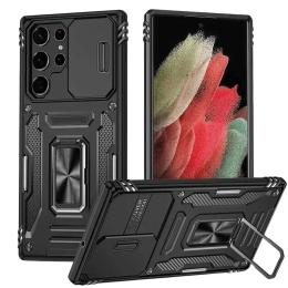 Чохол-накладка EpiK Camshield Army Ring для Samsung Galaxy S25 Ultra Black (00000076335_6)