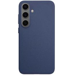 Чохол-накладка EpiK Leather Case (AAA) для Samsung Galaxy S25 Dark Blue