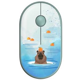 Мишка 2E MF300 CAPYBARA WL BT Green TANGERINE Silent