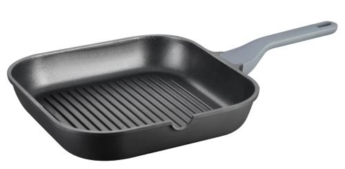 Сковорідка IQ Be Creative (IQ-1147-28 g) Black гриль 28 см б/кришки