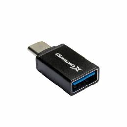 Перехідник Grand-X AD-112 USB Type C (тато) - USB (мама) Black