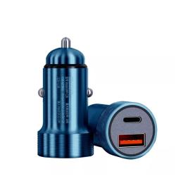 Автомобільний адаптер для телефона WK WP-C28 Blue