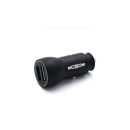 Автомобільний зарядний пристрій для телефона MOXOM MX-VC04 Lightning 2USB Black