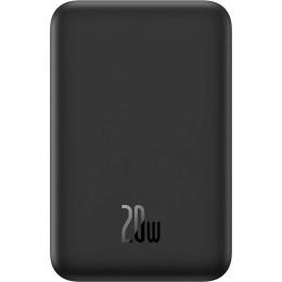 Зовнішній портативний акумулятор Baseus Magnetic Bracket Mini 5000mAh 20W Black (P10022107113-00) (Уцінений)