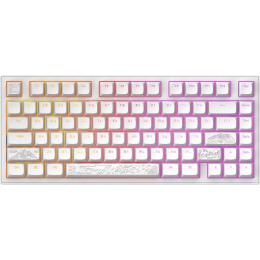 Клавіатура Dark Project ALU81 Terra Nostra White ENG/UA (DPKB_NOSTRA_81_ANSI_WHITE_UA)