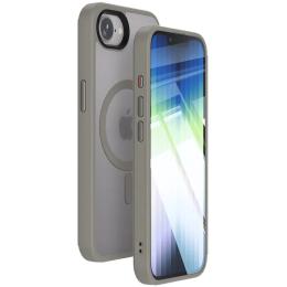 Чохол-накладка EpiK Metal Buttons with MagSafe Colorful для Apple iPhone 16e (6.1) Gray