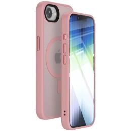 Чохол-накладка EpiK Metal Buttons with MagSafe Colorful для Apple iPhone 16e (6.1) Pink