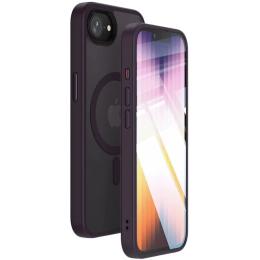 Чохол-накладка EpiK Metal Buttons with MagSafe Colorful для Apple iPhone 16e (6.1) Dark Purple