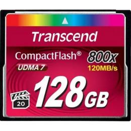 Карта памяті Transcend 800X CompactFlash Card TS128GCF800 Carmine Red 128GB