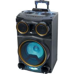 Акустика портативна Muse M-1938 DJ Black з ручкою