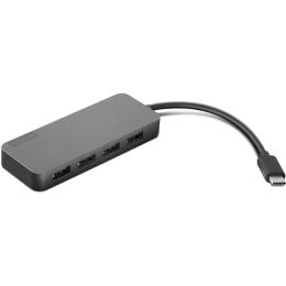USB-хаб Lenovo USB-C to 4 Port USB-A Hub Iron Gray (4X90X21427)
