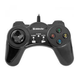 Геймпад Defender Vortex Black дротовий