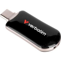 Флеш память Verbatim Plectra USB-C 256 ГБ Black (30226)