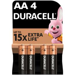 Батарейка Duracell (76952) 1.5 V АA LR6/MN1500, 4 шт (706003)