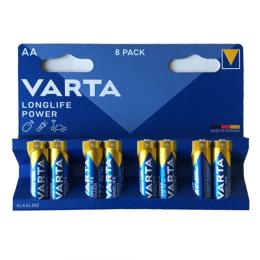 Батарейка Varta LONGLIFE Power AA (R6) blister 6 + 2 (8/160) (АРТ8937)