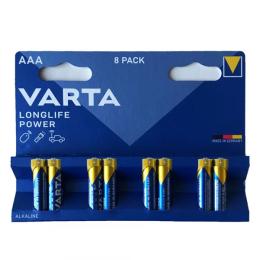 Батарейка Varta LONGLIFE Power AAA (R3) blister 6 + 2 (8/160) (АРТ8936)