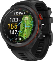Смарт-годинник Garmin Approach S70 47mm Ceramic Black Bezel w. Black S. Band (010-02746-02/12)