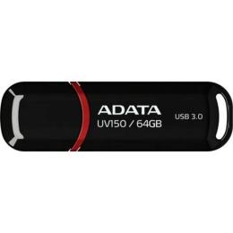 Флеш память ADATA AUV150-64G-RBK Black 64 GB USB 3.0