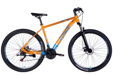 Велосипед SPACE Mercury DD FR 29 2025 рама 18 Orange Blue (OPS-SP-29-051)