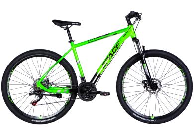 Велосипед SPACE Mercury DD FR 29 2025 рама 20 Black Green (OPS-SP-29-060)